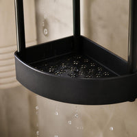Multi-layer Corner Storage Shelf for Bathroom & Kitchen, Freestanding Triangle Organizer