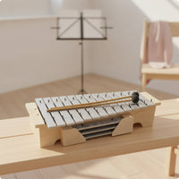Glockenspiel with Mallets Tabletop Glockenspiel Portable Metallophone for Students, Home Practice