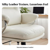 Cute Design bread pieceShaped Chair Comfortable paddinging Computer Seat Adjustable Height Office Furniture 360-Degree rotate for Remote Workers, Students, Adults, Study Room, Bedroom