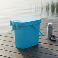 Sit-on Bucket Hard Shell Fishing Box Lightweight Outdoor Container
