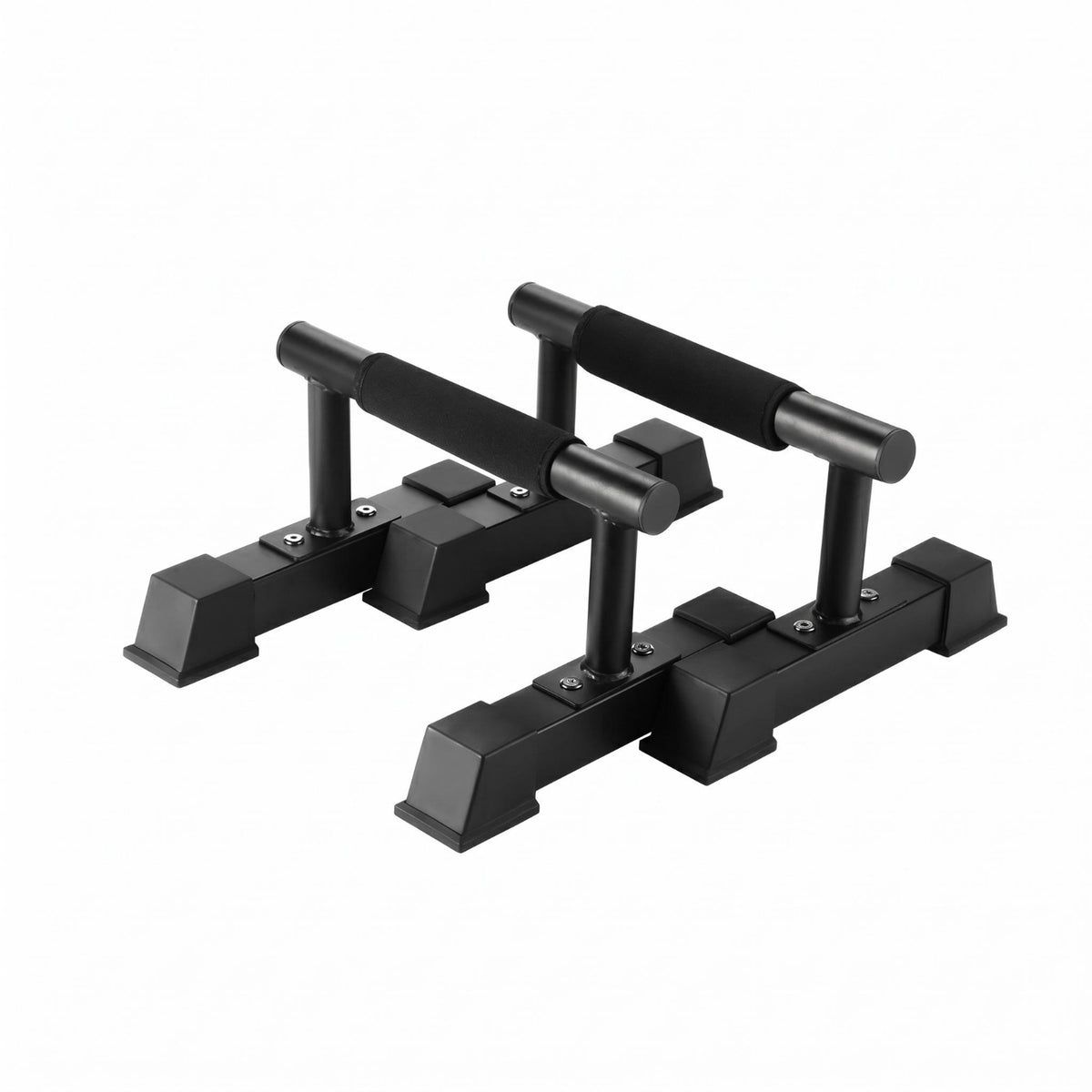 2 Pieces Upper-Body Press Stands Padded Grips Bodyweight Training Stands Screw-Fastened