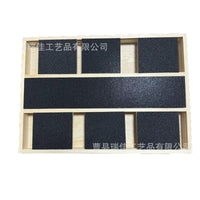 Wooden Dog Nail File and Scratch Board with Treat Compartments