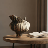 Mottled Home Decor Decorative Ceramic-Style Vase for Indoor Display