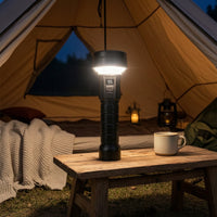 Led Flashlight with LCD Digital Display Ergonomic Outdoor Flashlight Super Bright Torch Long-Lasting for Campers