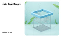 Guppy Breeder Container High Clearness Buoyant Breeder Box Fry Hatchery Unit Transparent Aquatic Habitat Fry Separator