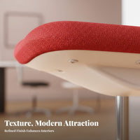 Modern and design Adjustable Saddle Stool Built-in Footrest Bar Chair Comfortable Seat Seating Furniture 360-Degree rotating for Business Owners, Design aficionados, Reception Area, Kitchen, Dining Room, Parties