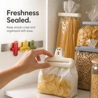 Cartoon Food Bag Sealing Clips for Kitchen Pantry, Moisture-proof Snack Sealers