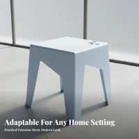 Thickened long-lasting Stackable Plastic Stool Modern Minimalist Design Stackable Utility Stool Space-Saving Household Seating Easy to Clean for home users, Business Owners, Dining Room, business areas, Kitchen, Office
