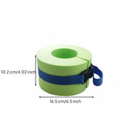 2 Pieces High Buoyancy Leg Buoyancy Aid Band Beginner Friendly Arm Buoyancy Aid Loop Easy to Wear Swim Arm Bands Adjustable Buckle for Children, Adults