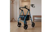 Mobile Walking Assistant Assistance Device with Seat Portable Mobile walkers Assistant Assistance Device Double Brake System Walking Frame