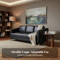 Modern Design 3-Seater Sofa and Coffee Table Set Minimalist stylish Multi-Person Couch Comfortable Cushioning Reception Seating long-lasting Construction for Businesses, Interior Designers, Office Managers, Waiting Room, Lobby, Breakroom