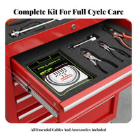 Cycle Wire and Housing Set Stainless Steel Wire S Derailleur and Brake Wire Set DIY Easy-to-Use Effortless Change Ing
