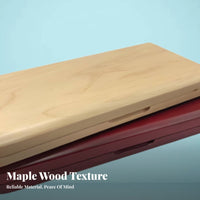 Compact and Portable Oboe Mouthpiece Case Moisture-Proof Maple Wood Mouthpiece Box Ventilated Design for Oboists, Musicians, Travel