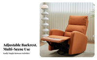 Gentle Rocking Motion Electric rotating Recliner Ergonomic Design Powered rotating Recliner Modern Aesthetic Armchair charging port Charging Port for Adults, Seniors, Homeowners, Living Room, Leisure Area, Home Office, study corner