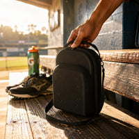 Zippered Baseball Cap Case Vented Rigid Cap Case Moisture Protection Shoulder Strap
