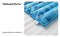 Non-Electric Water-Filled Cooling Mattress No Electricity Required Summer Water Mat Leak Proof Dormitory Cooling Mattress Puncture Resistant for Students, Elderly, Hot Sleepers, Dorm Room, Office, Sofa