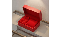 Custom Logo Printing Flip Top Watch Box Luxury Display Storage Item Keepsake for Proposal