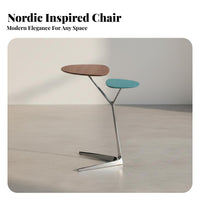 Nordic Design Three-Legged capsule Chair designerNordic-influenced Single Sofa Statement Piece Indoor Seating distinctive Shape for Interior Designers, Apartment Dwellers, Living Room, Balcony, Lounge Area, perusing corner