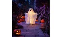 Halloween Ghost Decoration Light up Glowing Ghost Spooky Stable for Homeowners, Porch, Haunted House