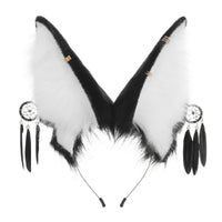 Headband with Dreamcatcher Ornaments Dangling Costume Headpiece Cute Hair Hoop for Cosplay, Halloween