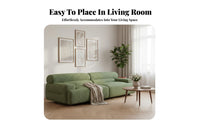 3-Seater sectional Sofa Removable and cleanable Cover Upholstered Multi-Seater Couch French Cream design Living Room Seating for Homeowners, Lounge Area
