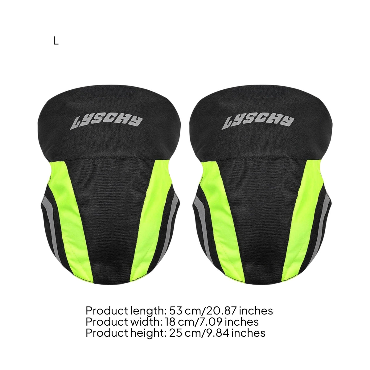 Motorcycle Knee Guards Flexible Knee Pads with Adjustable Bands Shock Absorbing for Motorcyclists, Commuters