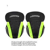 Motorcycle Knee Guards Flexible Knee Pads with Adjustable Bands Shock Absorbing for Motorcyclists, Commuters