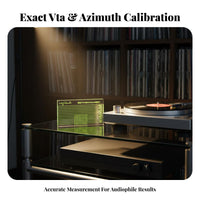 VTA Azimuth Ruler High-Quality Acrylic Tonearm Alignment Gauge Precision Crafted Tonearm Alignment Block for Audiophiles, Vinyl Enthusiasts