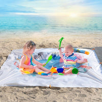 Picnic Blanket and Camping Mat for Outdoor Fun, Waterproof Mat and Beach Blanket for Baby Swimming, Square Polyester Baby Paddling Pool, Large