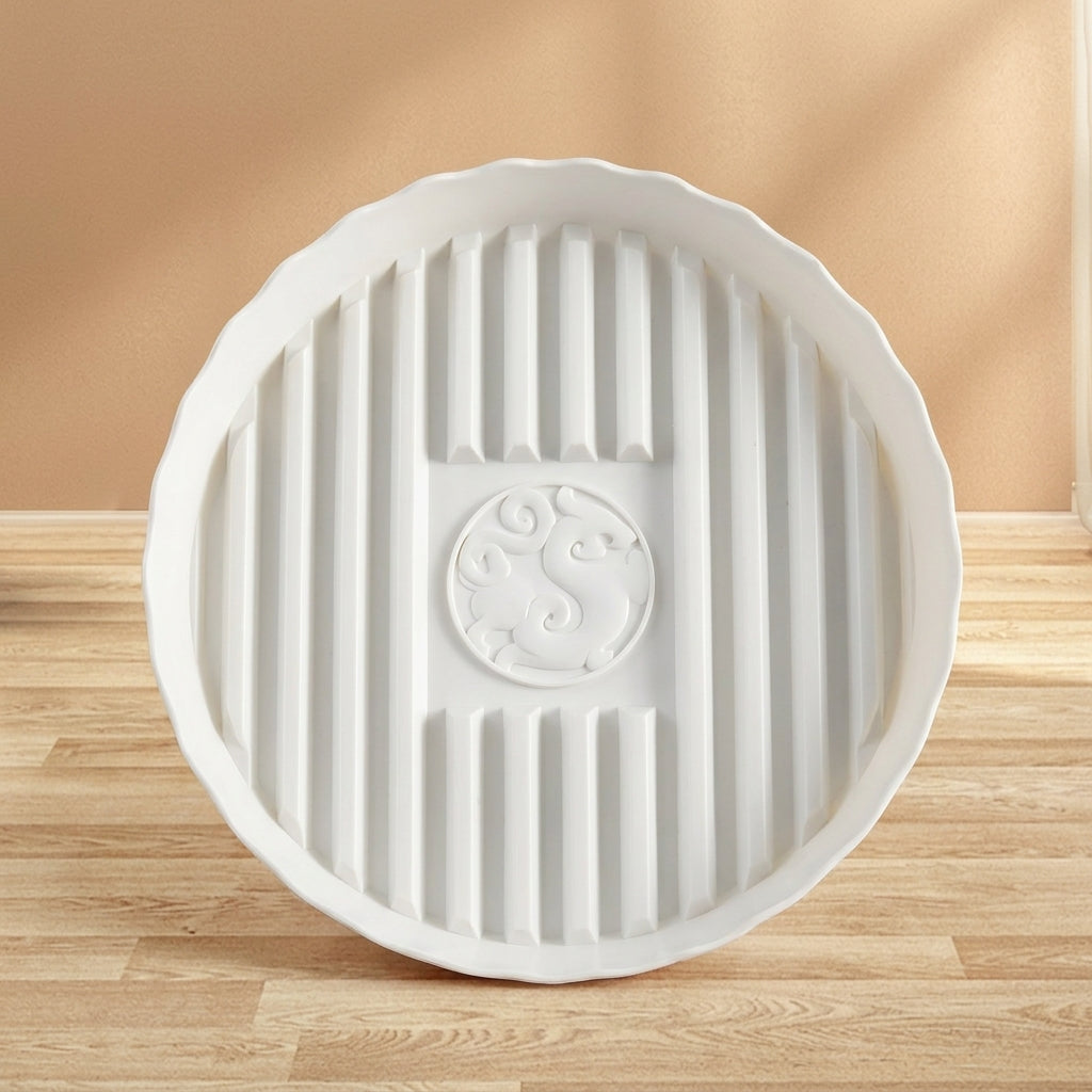 Plant Saucers and Round Drip Tray for Potted Plant, Heavy Duty Plant Trays, Deepened Simple Style Plant Pot Saucer for Outdoor Plants, 1 Pack