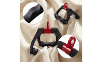 Row Handle Cable Attachment Ergonomic V Bar Attachment Swivel Rowing Handle for Fitness Enthusiasts