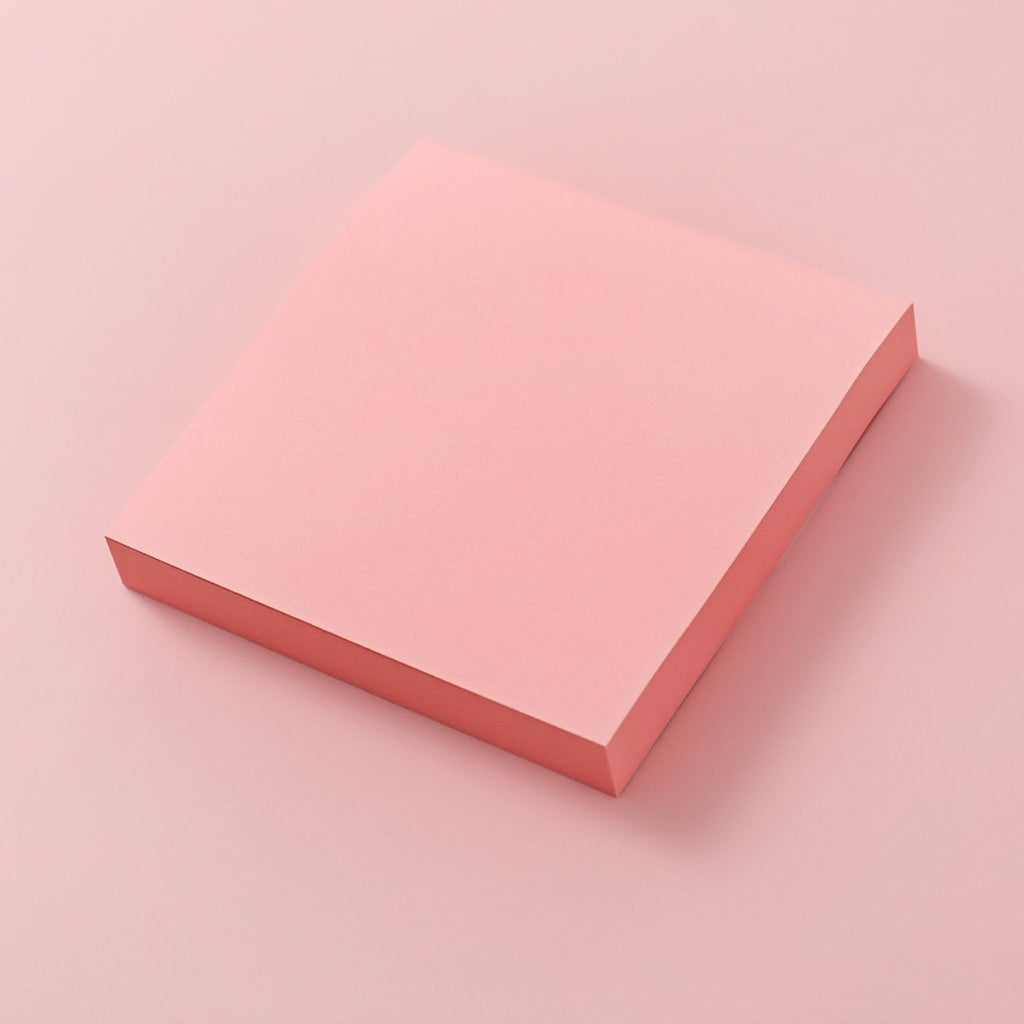 Sticky Notes Colorful for Office and Students, Repositionable for Reminders, Medium Size 76x76mm 3x3 Inches 100 Sheets Per