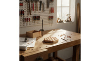 2 Pieces Wooden Rack Natural Wood Wooden Rack Desktop Display