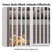 Expandable Width Safety Gate Extension Panel Easy Installation Pet Barrier Compsinglent Tooltool-Less Assembly Multiple Size Options for Feline Owners, Parents, Doorways, Indoors, Hallways, Stairways