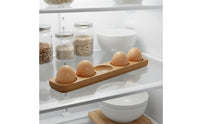 Acacia Wood Egg Rack Reusable Acacia Wood Egg Holder Easy to Clean for Pantry