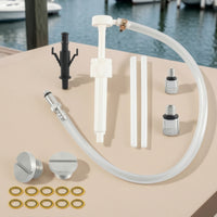 Marine Engine Flushing Kit Dockside Engine Flusher with twinCup Support for Marina Mechanics