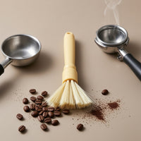 Easy to Clean Coffee Grinder Brush Long-Lasting Bristles Bean Grinder Cleaning Brush Ergonomic Handle for Baristas, Cafe, Home Kitchen