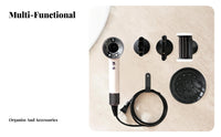 Punchdrilleffortless Installation Attractive Hair Dryer Holder Set Includes Reachory Holders Hair Appliance Organizer Space-Saving Design Wall Mounted Rack Sturdy Construction for Styling Tool Users, Homeowners, Home Organizers, Vanity Area, Dressing Room