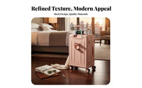 Combination Lock rigid-shell hand luggage quiet rollers rigid-shell hand luggage Telescoping Handle Suitcase Organized Interior for voyagers, Vacationers, Business Professionals, Vacations, Weekend short trips, Airport