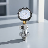 Scuba Cylinder Pressure Test Gauge Pressure Tester with DIN Connection Portable for Dive Technicians