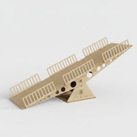 Wooden Climbing Bridge with Guardrails Multi-Scene Toy Car Ramp Track Realistic Toy Car Ramp Easy to Assemble for Hobbyists