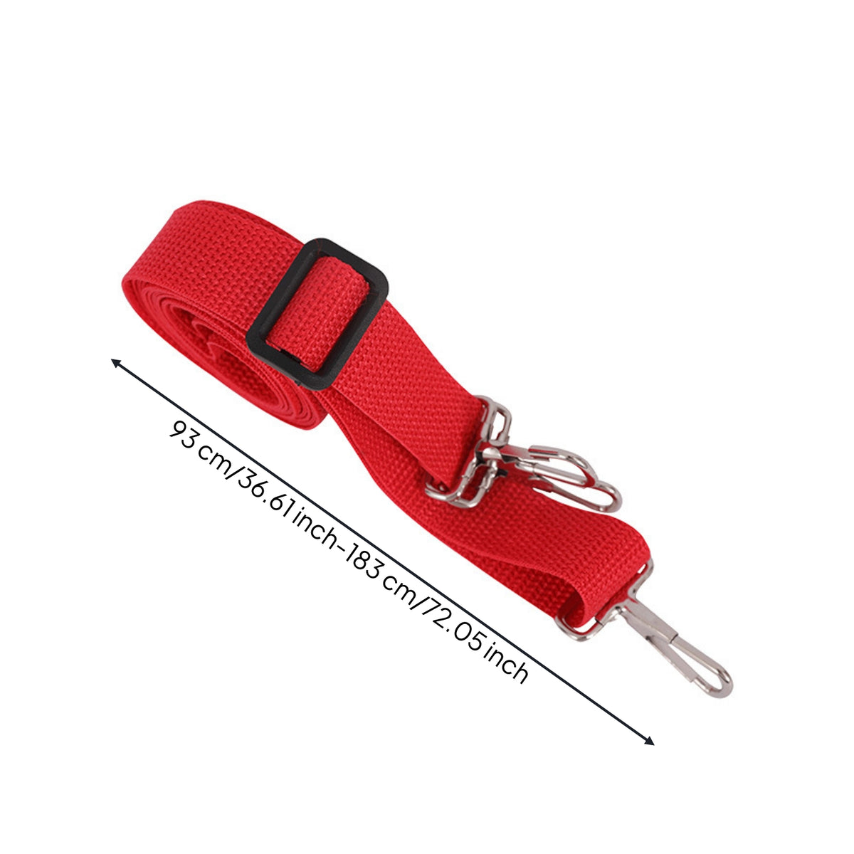 Woven Drum Strap Red Adjustable Drum Securely Fastened Strap Fit