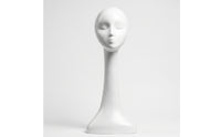 Mannequin Head Abstract Display Head Hard Hairpiece Stand for Retailers, Hairdressers, Shop Window