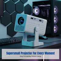 Mini Projector, P12 Portable Home Theater, 1080P Full HD, Sleek Design, New Year Gift, Multi-Scene Use