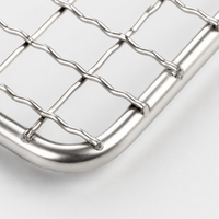 Stainless Steel Grill Grate, 30.5x21.6cm Rectangular Perforated BBQ Grate, Rust Resistant Cooking Grate for Camping & Home