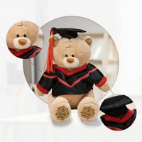Graduation Teddy Bear Compact Stuffed Doll with Graduation Cap Adorable