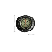 Bungee Compass Side Reading Liquid-Filled Compass Rugged Housing Outdoor Gear for Divers