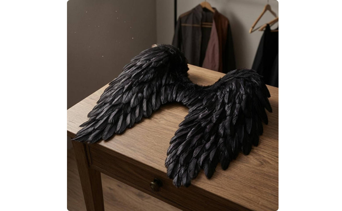 Angel Wing Attachments Costume Paperboard Costume Slight Shedding   Accessory for Cosplay, Party