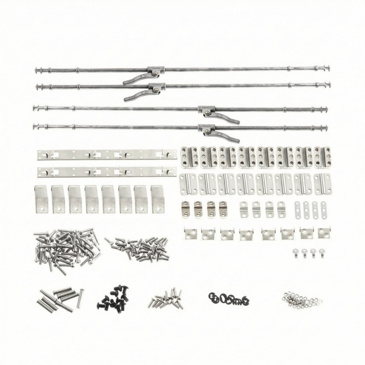 Trailer Rear Door Hardware Realistic Model Truck Hardware Kit Detailed for Hobbyists