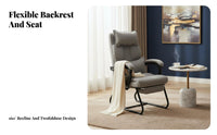 Reclining Sled Base Chair Ergonomic Design Office Furniture Support